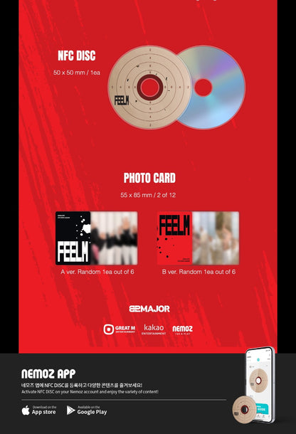 (PRE-ORDER 2026-04-29) 82MAJOR - 5th Mini Album [FEELM] KEYRING Version