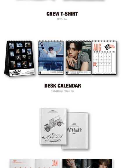 (PRE-ORDER 2026-12-18) ALPHA DRIVE ONE - 2027 Season's Greetings [ALD1 GARAGE (T-SHIRT VER)](🎁K-Towns 2027 Season's Greetings Event - Pre-order only)