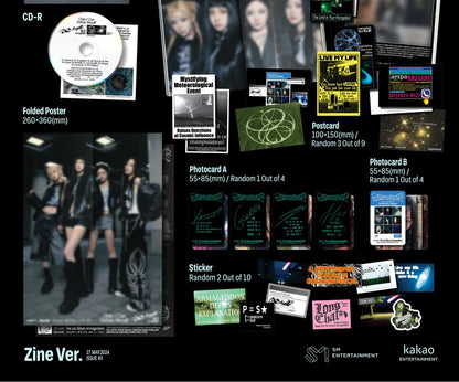 (RESTOCK) aespa - 1st Album [Armageddon] Zine Version.