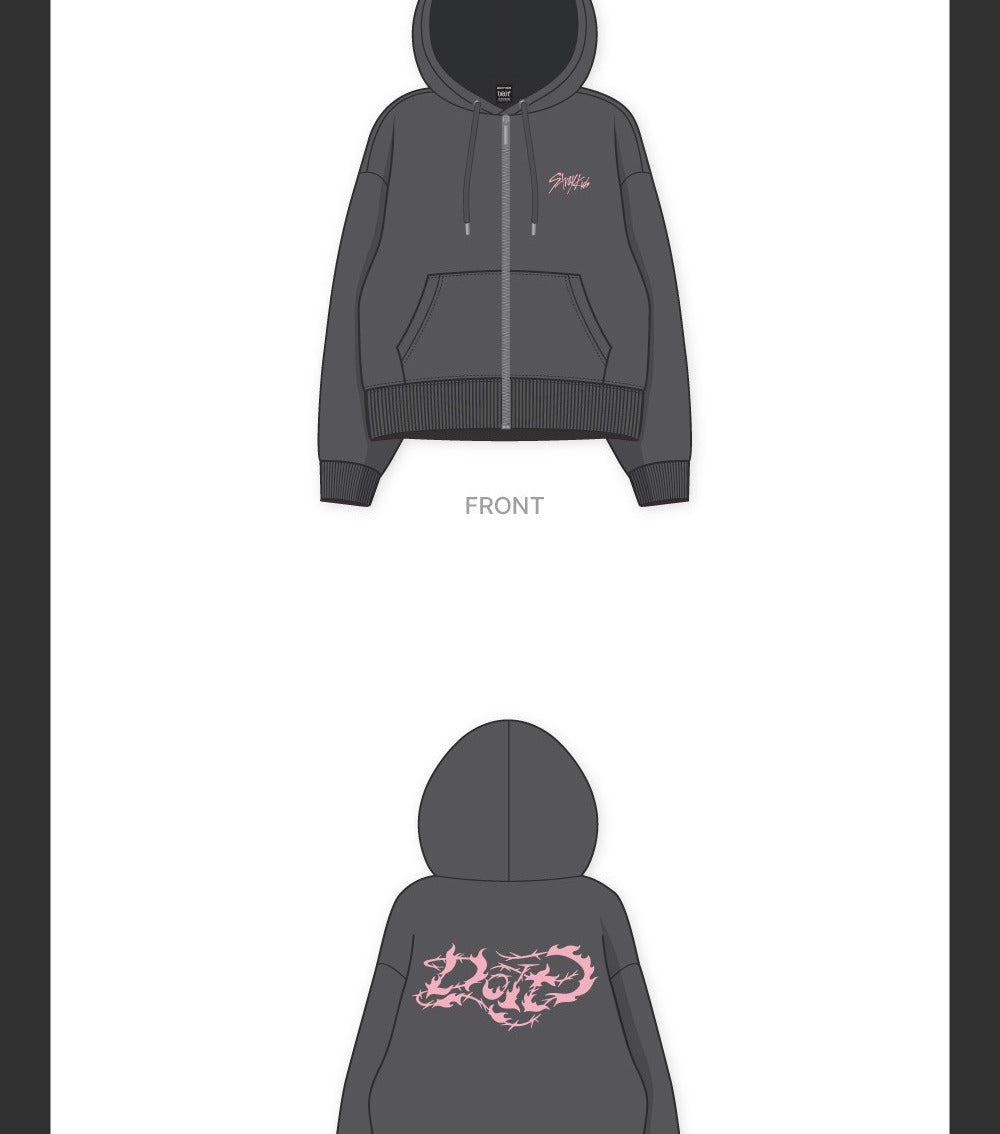 (PRE-ORDER 2026-02-23) Stray Kids [DO IT] Pop-up Store MD Merch (ZIP-UP HOODIE)(POB Included Based on Order Amount)