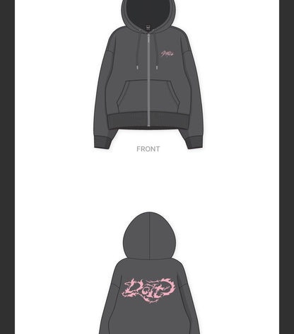 (PRE-ORDER 2026-02-23) Stray Kids [DO IT] Pop-up Store MD Merch (ZIP-UP HOODIE)(POB Included Based on Order Amount)