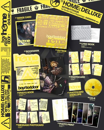BOYNEXTDOOR - 1st Studio Album Repackage [HOME: DELUXE](3 Versions)(🎁POB Option available)