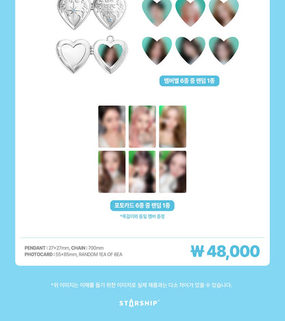 (PRE-ORDER 2026-05-22) IVE - [2026 IVE THE 4TH FAN CONCERT 'DIVE into IVE' OFFICIAL MD] LOCKET PENDANT NECKLACE