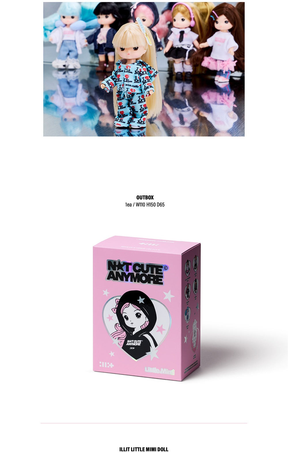 (SPECIAL DEAL)(PRE-ORDER 2025-11-24) ILLIT - 1st Single Album [NOT CUTE ANYMORE] Little Mimi Version.