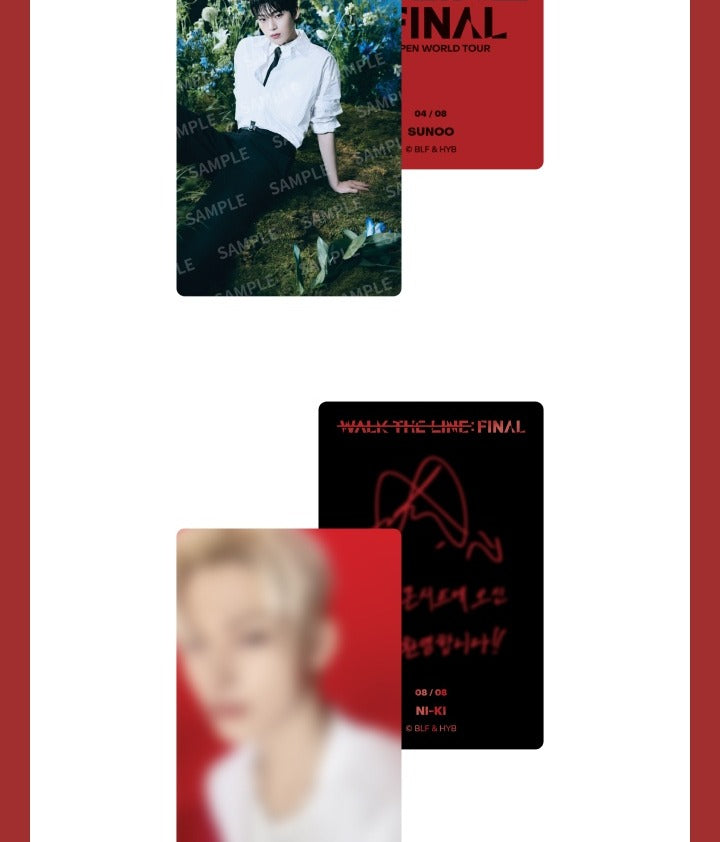 (PRE-ORDER 2026-01-30) ENHYPEN - WORLD TOUR <WALK THE LINE : FINAL> TRADING CARD