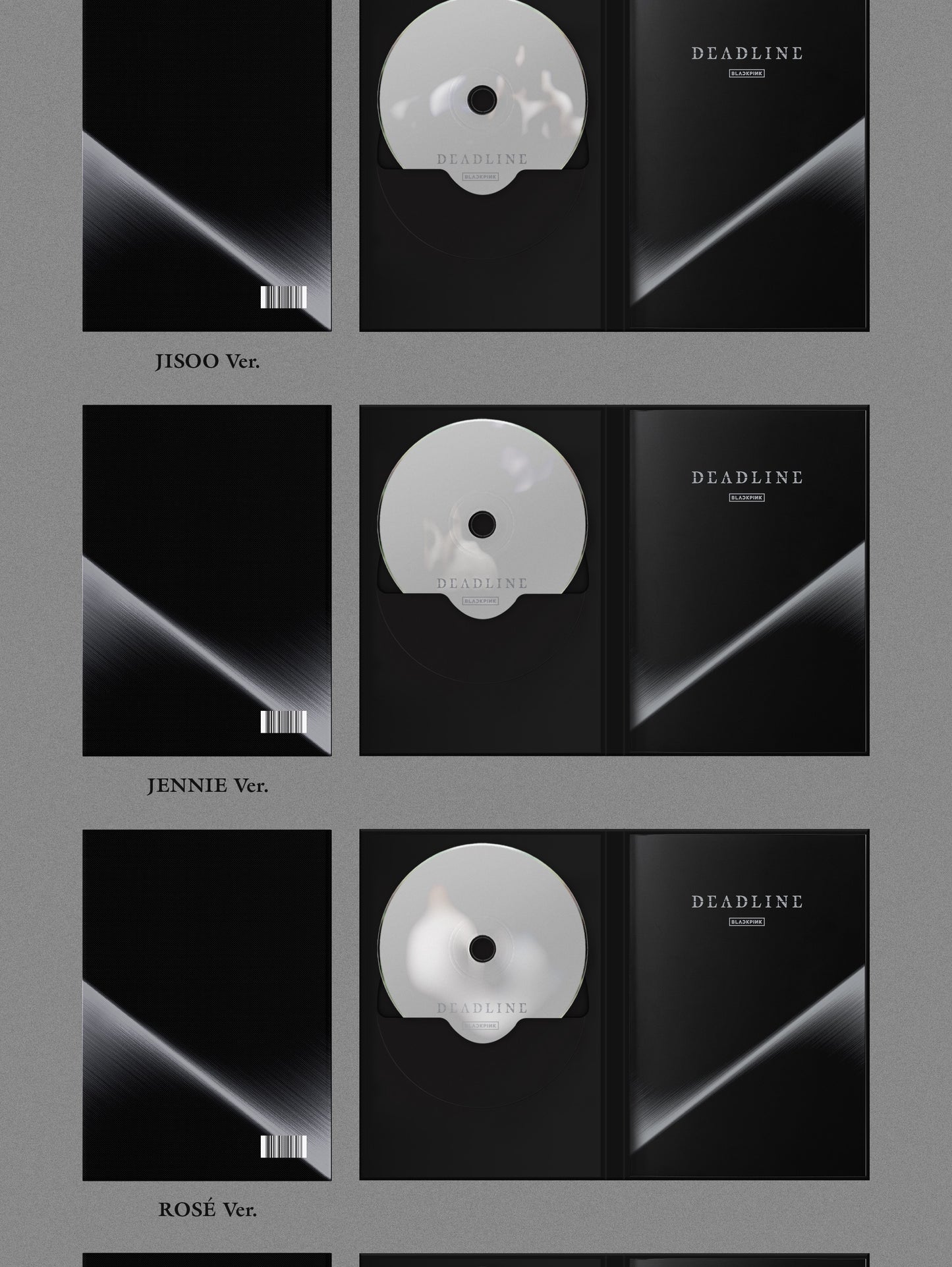 (PRE-ORDER 2026-03-13) BLACKPINK - 3rd Mini Album [DEADLINE] SILVER Version (Digipack Version)(4 Versions)(POB Included)