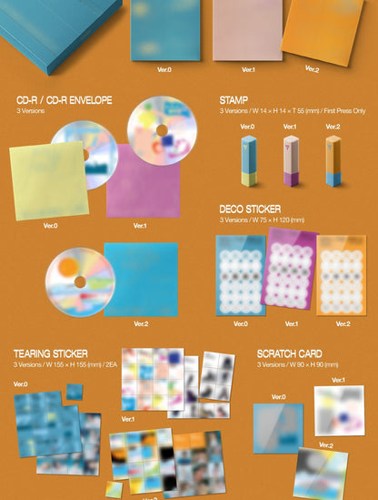 Seventeen 12th Mini Album Spill the Feels Standard Version (3 Versions)(WEVERSE SHOP POB Included)