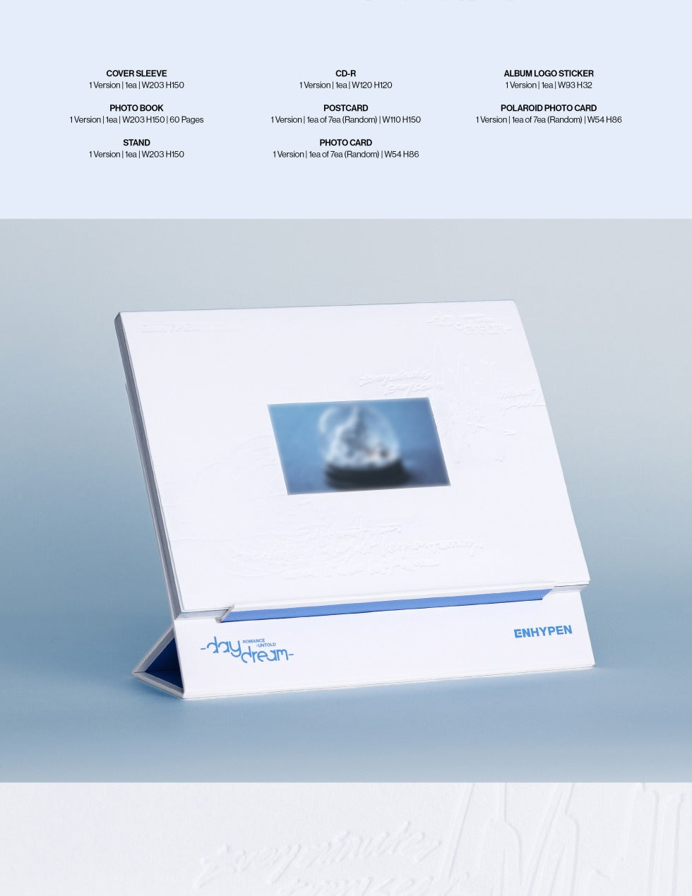 ENHYPEN - 2nd Album Repackage [ROMANCE : UNTOLD - daydream](Japan Edition)[POB - Unreleased Selfie Photocard Included!! (Limited Quantity)].