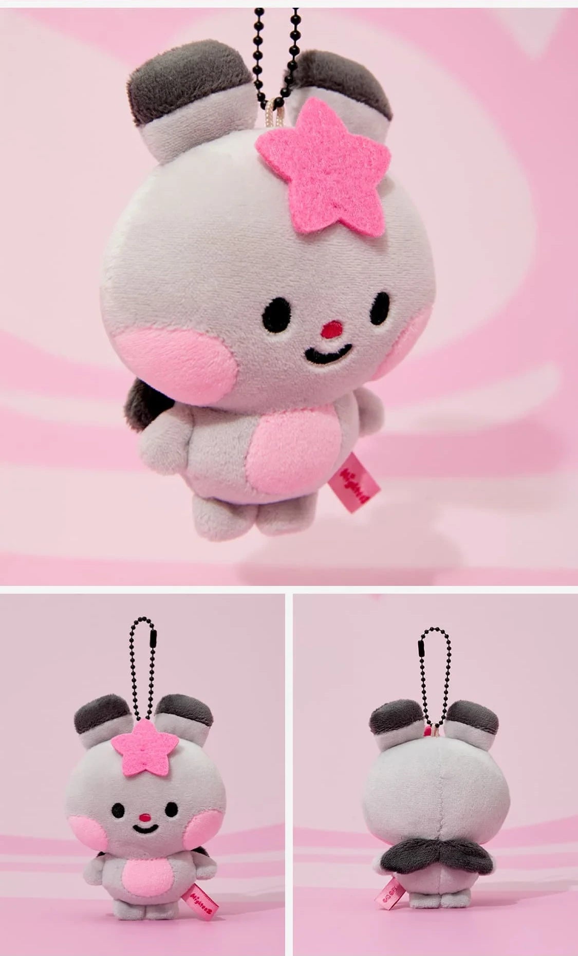 (PRE-ORDER 2025-11-07) ATEEZ - [MIGHTEEZ MINI PLUSH KEYRING](8 Versions)(LINE FRIENDS SQUARE MERCH)