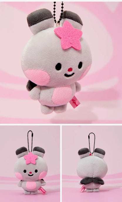 (PRE-ORDER 2025-11-07) ATEEZ - [MIGHTEEZ MINI PLUSH KEYRING](8 Versions)(LINE FRIENDS SQUARE MERCH)
