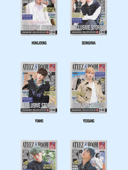 (PRE-ORDER 2026-01-10) ATEEZ - [POP-UP 8ROOM OFFICIAL MERCH] 7-YEAR CELEBRATION NEWSLETTER (8 Versions)