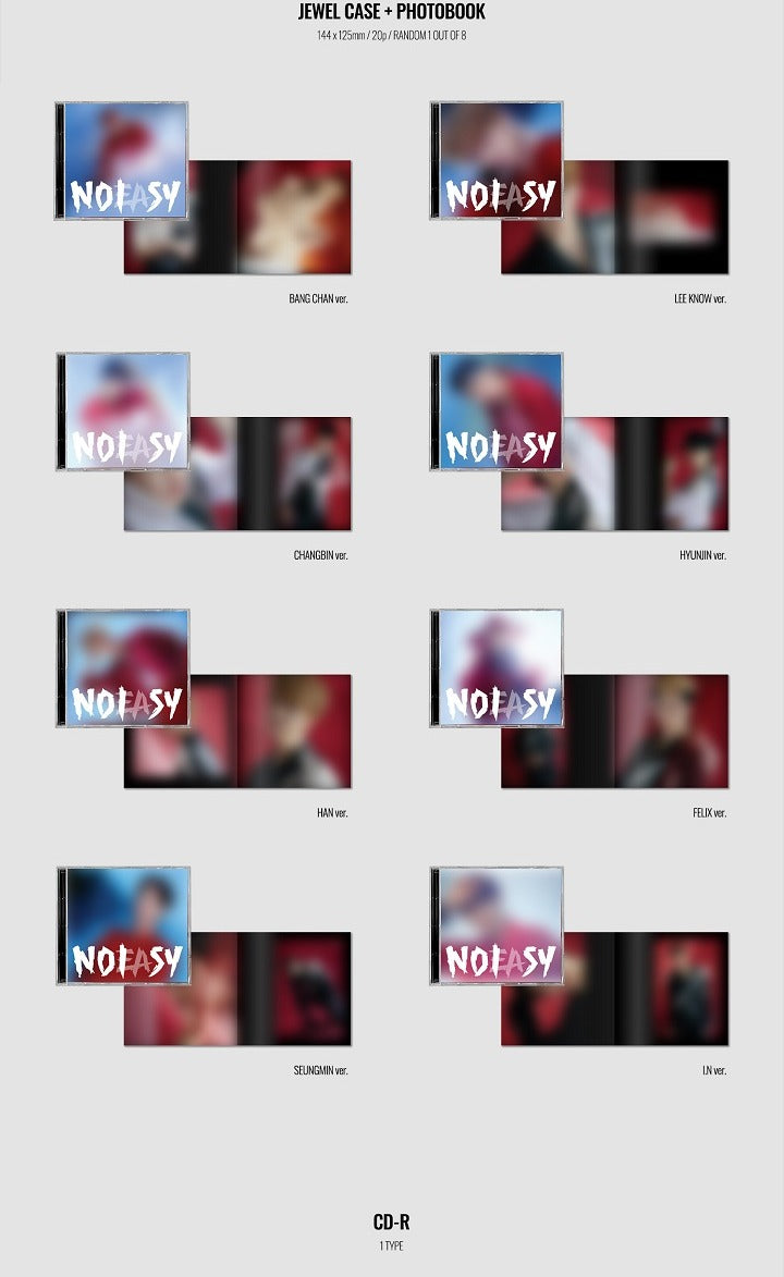 Stray Kids - 2nd Album [NOEASY] Jewel Case Version (8 Versions)(RESTOCK)