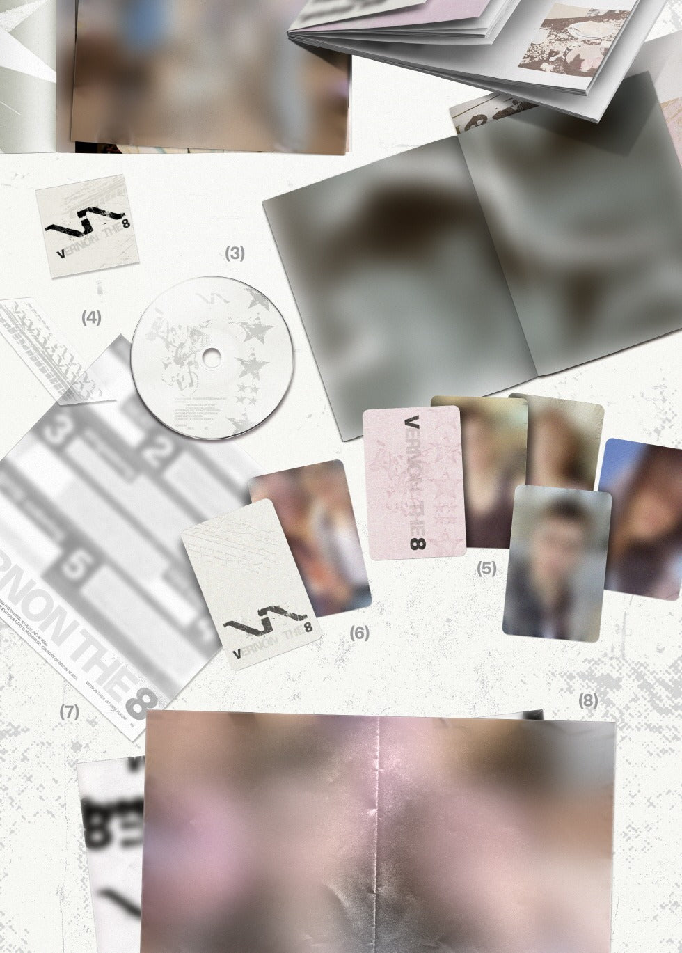 (PRE-ORDER 2026-06-29) V8(VERNON THE8)(Seventeen) - 1st Mini Album [V8] Standard Version (2 Versions) Set