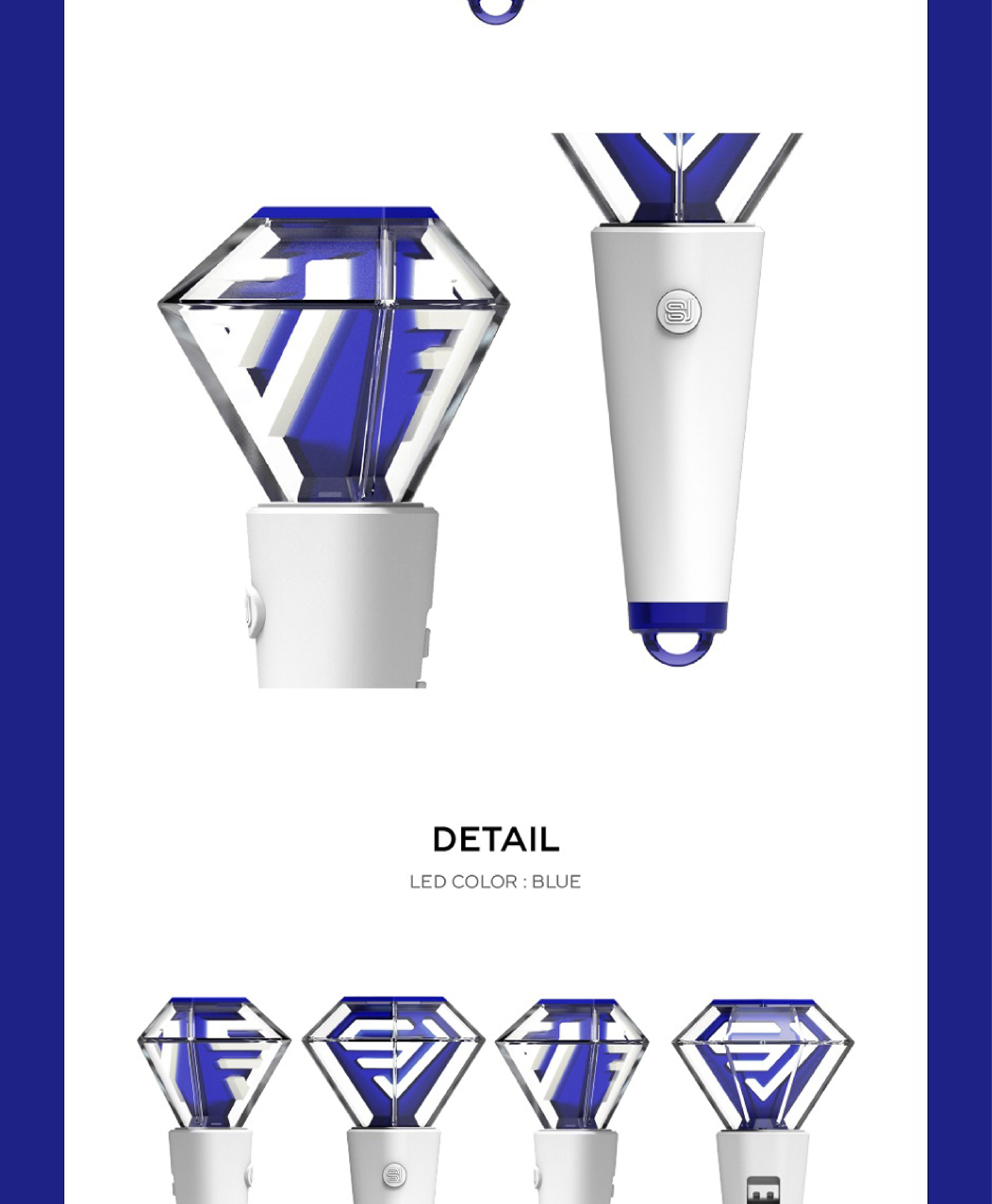 Super Junior - MINI FANLIGHT KEYRING (NEW LIGHT)(Mini Light Stick