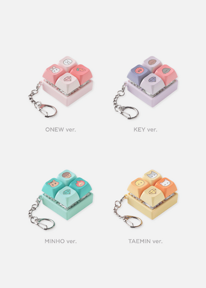 SHINee - Official MD [SHINee WORLD 7 E.S.S.A.Y] Keycap Keyring (4 Versions)