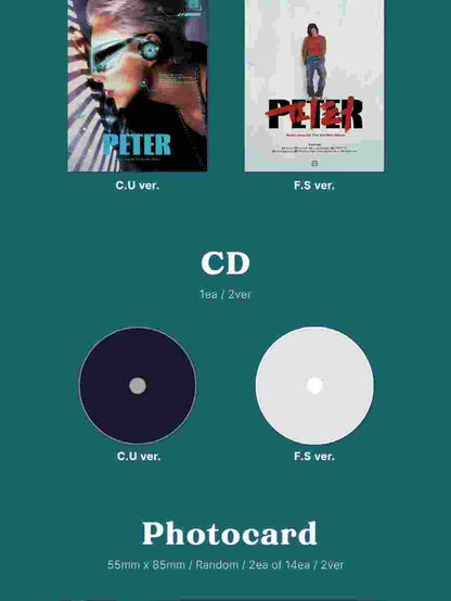 Moon Jong Up (B.A.P) - 3rd Mini Album Peter (2 Versions).