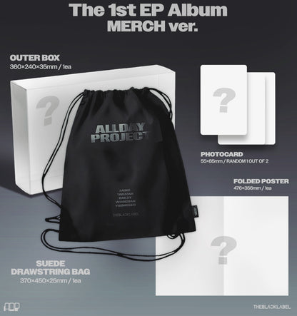 (PRE-ORDER 2025-12-09) ALLDAY PROJECT - The 1st EP Album [ALLDAY PROJECT] Merch Version (5 Versions)