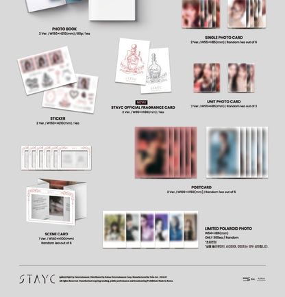 STAYC 1st Album Metamorphic (2 Versions).
