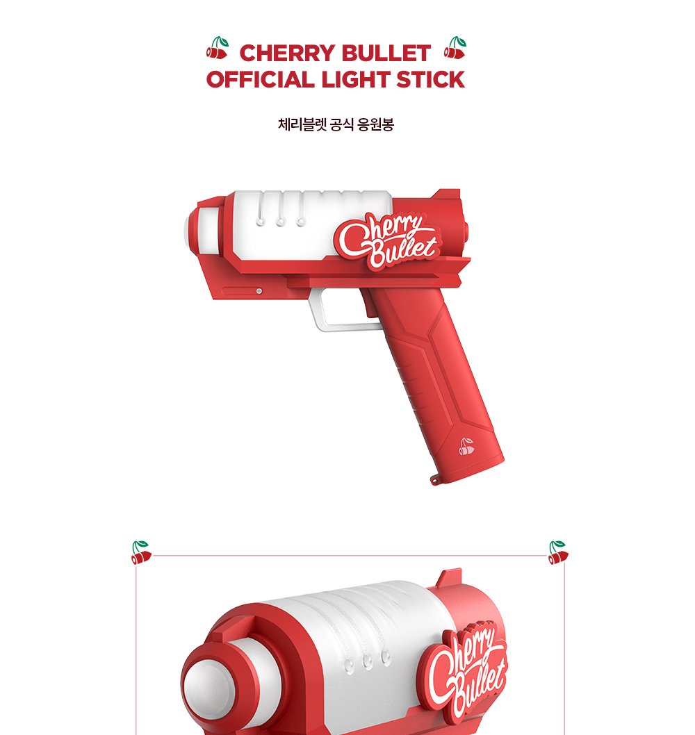 CHERRY BULLET - OFFICIAL LIGHT STICK (with K-Towns Light Stick Event)