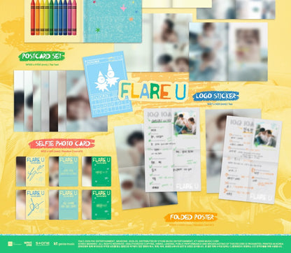 FLARE U (플레어 유) - 1st Mini Album [YOUTH ERROR] Crayon Version (RESTOCK 2026-10-02)