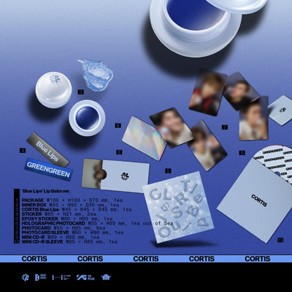 (PRE-ORDER 2026-06-22) CORTIS - The 2nd EP [GREENGREEN] Blue Lips_Lip Balm Version