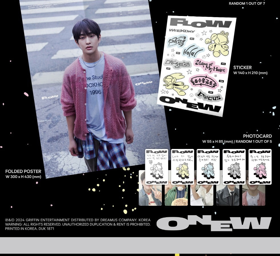 Onew (SHINee) 3rd Mini Album Flow (2 Versions).