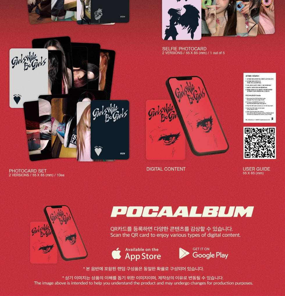 ITZY - [Girls Will Be Girls] PLATFORM ALBUM_POCAALBUM Version (2 Versions).