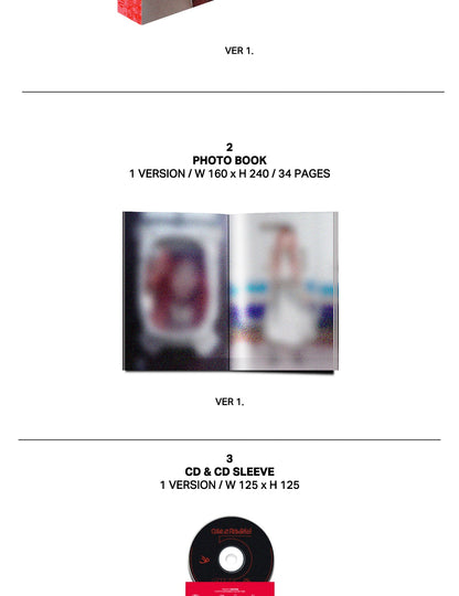 (PRE-ORDER 2026-11-20) YVES - 5th EP Album [Cute & Anxiety]