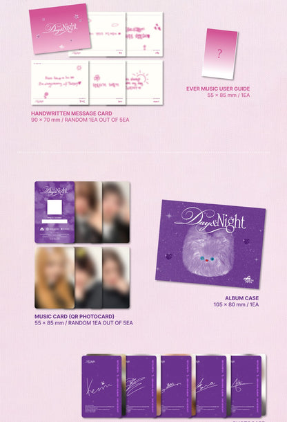 FIFTY FIFTY - 3rd Mini Album [Day & Night] EVER Version (2 Versions).