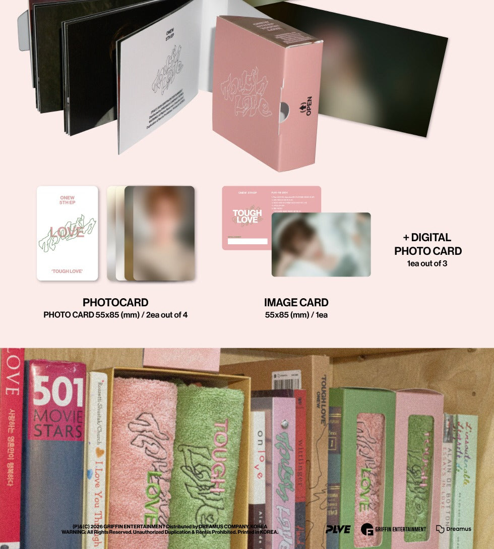 Onew (SHINee) - 5th Mini Album [TOUGH LOVE] POCKET BOOK Version.