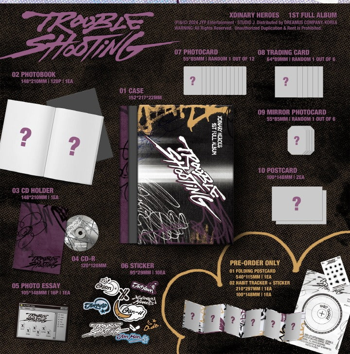 Xdinary Heroes 1st Full Album Troubleshooting (2 Versions).