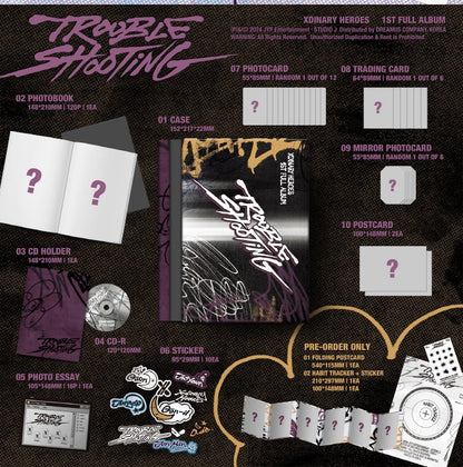 Xdinary Heroes 1st Full Album Troubleshooting (2 Versions).