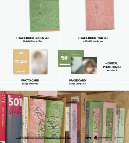 Onew (SHINee) - 5th Mini Album [TOUGH LOVE] TOWEL BOOK Version (2 Versions).