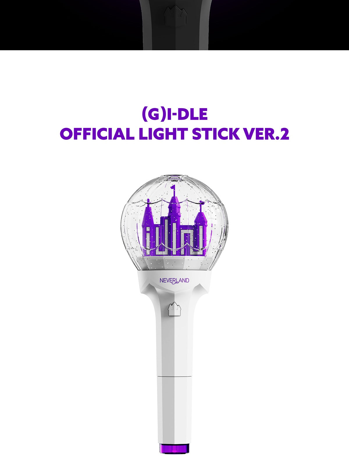 G) I-DLE Official Lightstick Ver.2 + Seller's Photocards Set