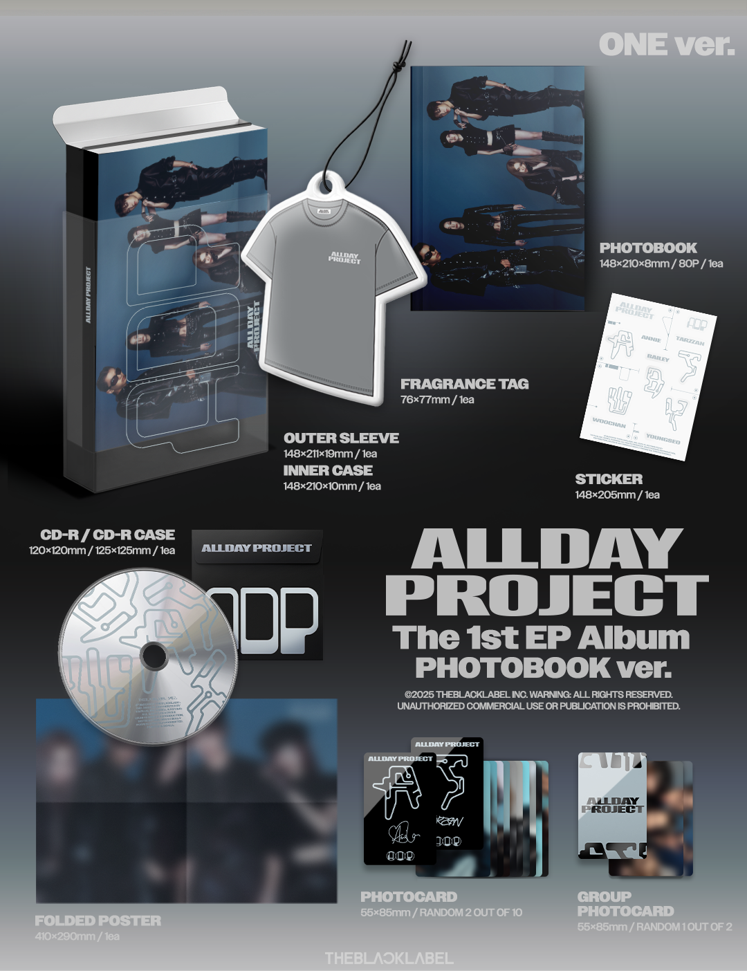 ALLDAY PROJECT - The 1st EP Album [ALLDAY PROJECT] Photobook Version (2 Versions).