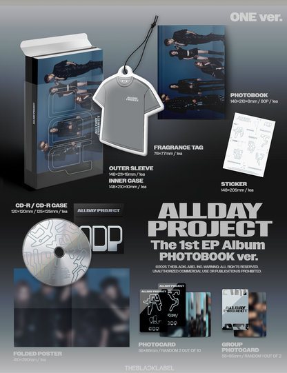 ALLDAY PROJECT - The 1st EP Album [ALLDAY PROJECT] Photobook Version (2 Versions).