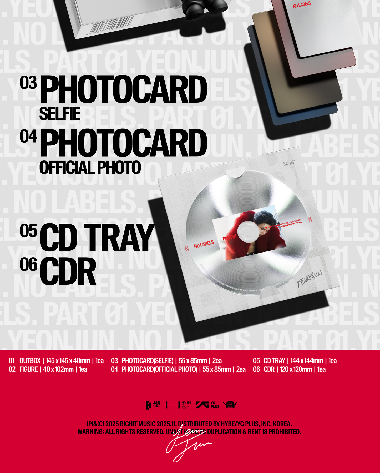 (PRE-ORDER 2025-12-22) YEONJUN (TXT) - [NO LABELS: PART 01] Figure Version