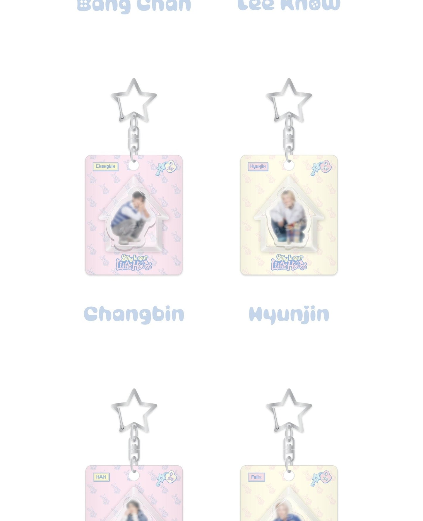 (PRE-ORDER 2026-07-30) Stray Kids - 6th Fanmeeting [STAY in Our Little House] MINI BLOCK KEYRING (8 Versions)(POB Included Based on Order Amount).