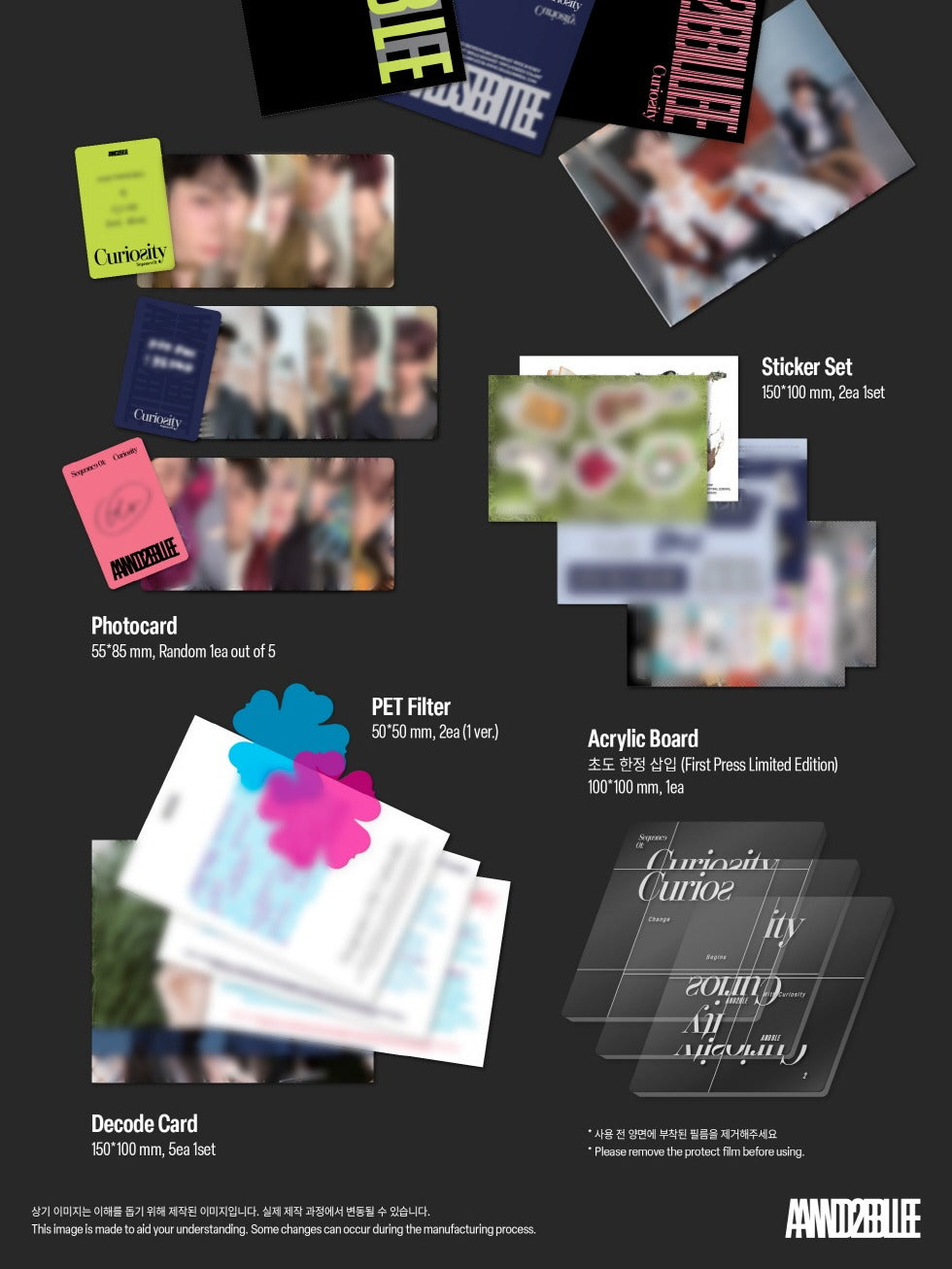 (PRE-ORDER 2026-05-27) AND2BLE (앤더블) - 1st Mini Album [Sequence 01: Curiosity] (3 Versions) Set (POB Included - Pre-order only)
