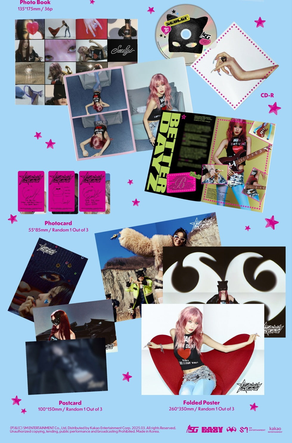 SEULGI (Red Velvet) - 2nd Mini Album [Accidentally On Purpose] Sticker Version.