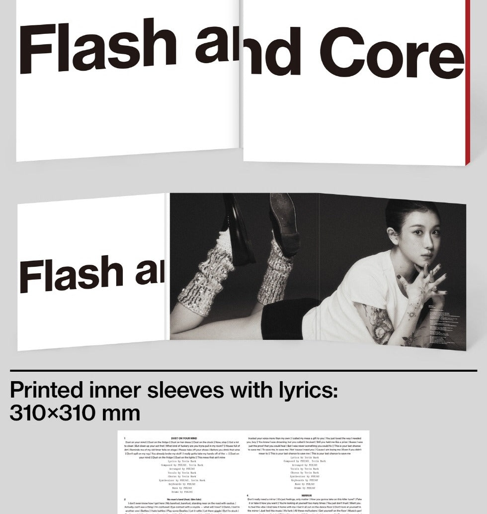 (PRE-ORDER 2026-08-03) Yerin Baek - 3rd album [Flash and Core] Vinyl LP Version (2LP)(Limited Quantity).
