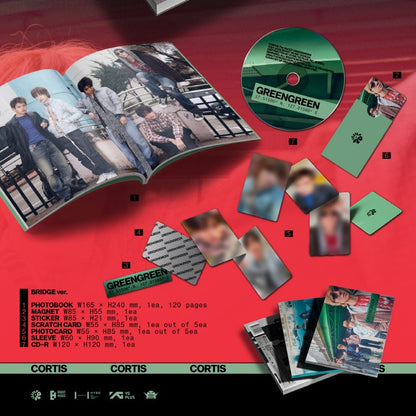 (PRE-ORDER 2026-05-04) CORTIS - The 2nd EP [GREENGREEN] Strandard Version (3 Versions) Random 1ea (Weverse Shop POB Included)