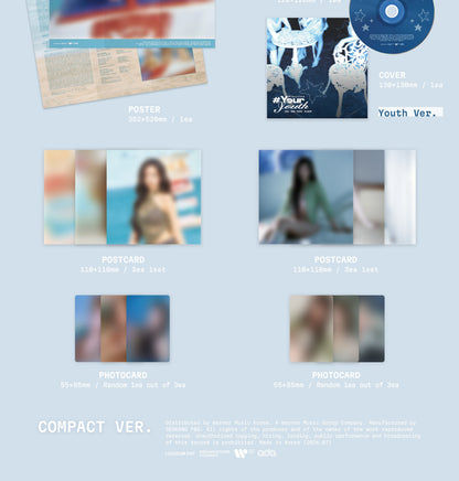 UAU - 2nd Mini Album [Playlist #Your Youth] Compact Version (2 Versions)