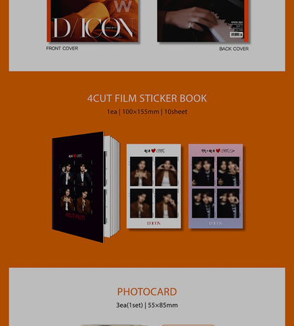 DICON - VOLUME N°17 JEONGHAN, WONWOO (5 Versions)(Magazine).