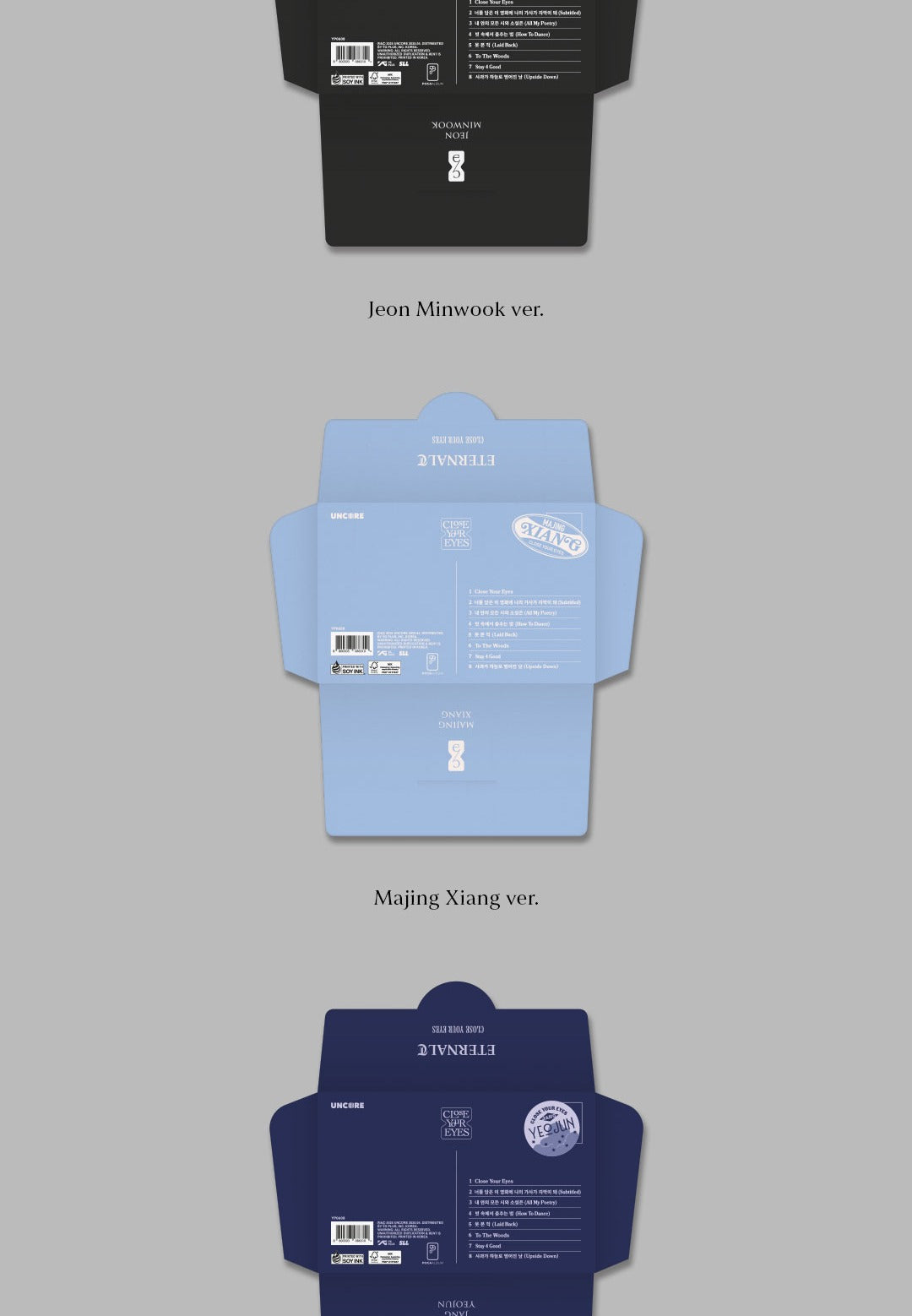 CLOSE YOUR EYES - 1st Mini Album [ETERNALT] Poca Album Version (7 Versions)
