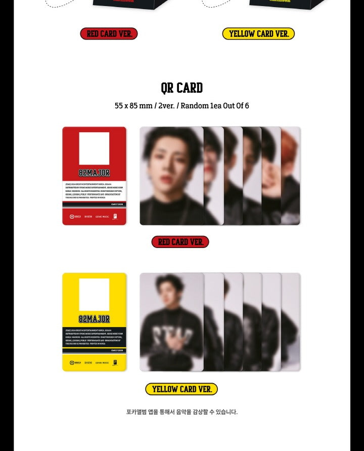 82Major 1st Mini Album Beat by 82  POCAALBUM (2 Versions).