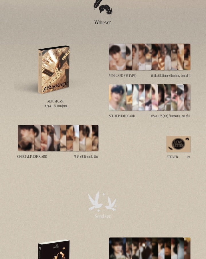 The Boyz 2nd Album Phantasy PT.3 Love Letter Platform Version (2 Versions).