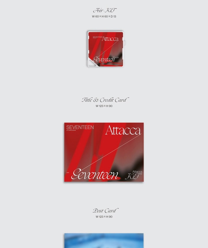Seventeen 9th Mini Album ATTACCA KiT Version – K-Towns