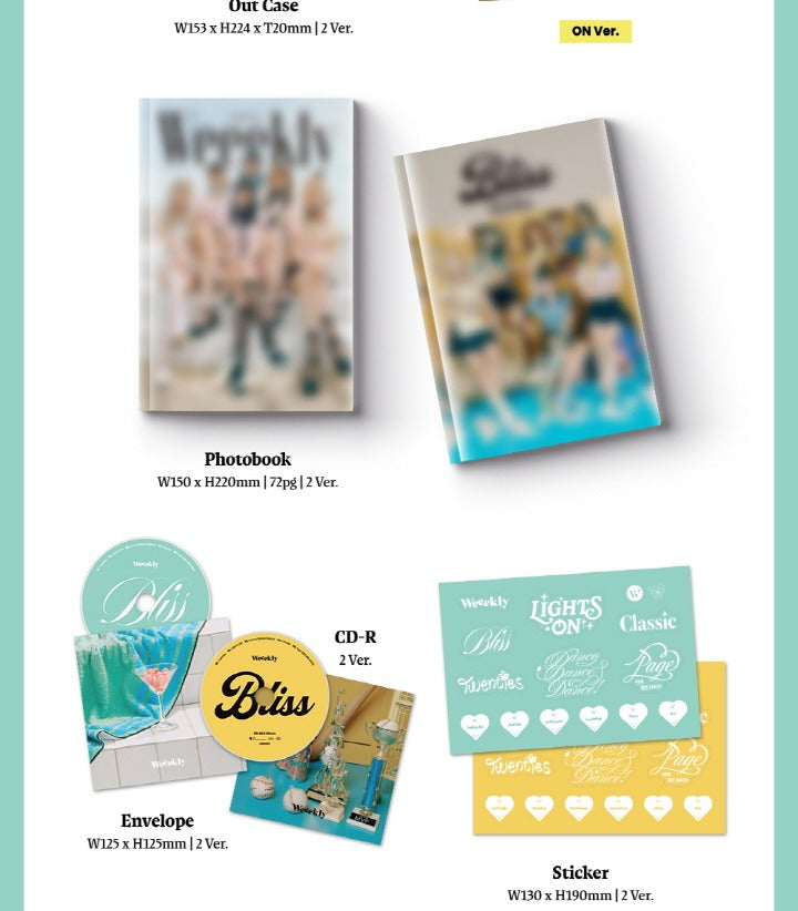 Weeekly - 6th Mini Album Bliss (2 Versions).
