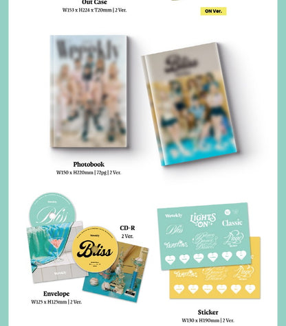 Weeekly - 6th Mini Album Bliss (2 Versions).